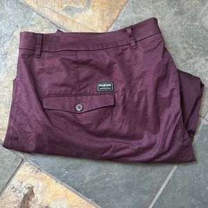 The Essential Trouser in Merlot by Wildfang
